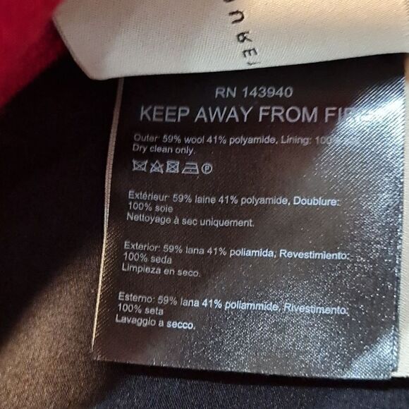 Roland Mouret Denham Women‎ Long Coat  - Size: 10 - Picture 10 of 12